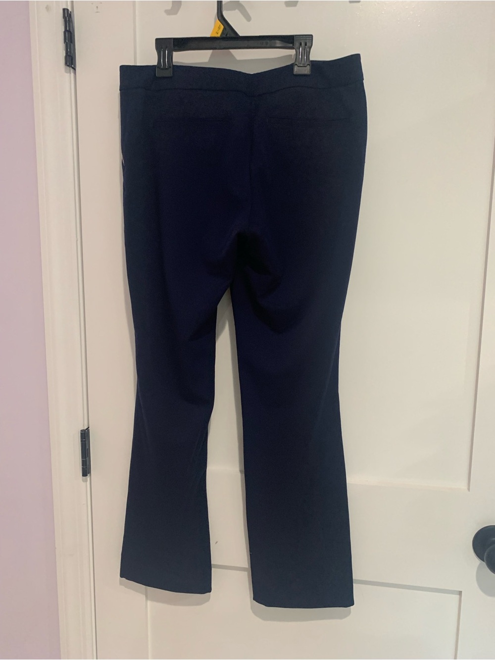 New York & Company Navy Dress Pants with Hook Closure